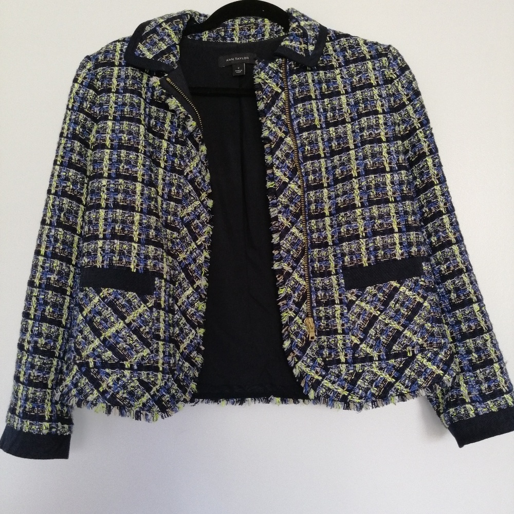 Ann Taylor Modern Tweed Jacket